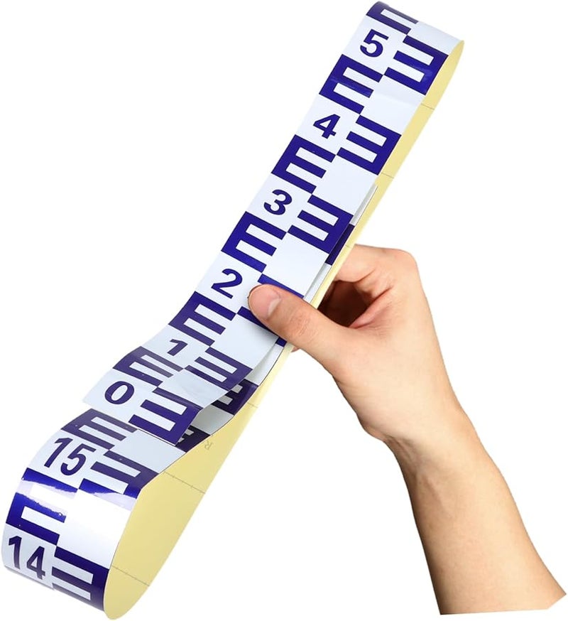 Self Adhesive Water Level Gauge Sticker for Pool and Aquarium Reflective Accurate Easy to Install - Image 5