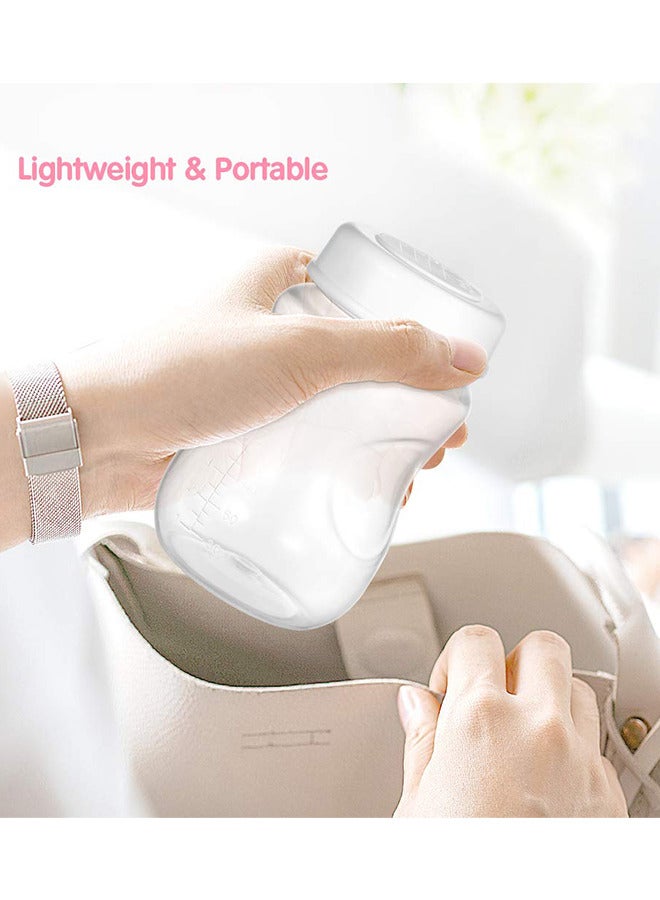Breast Milk Storage Bottles, 180ML Breastmilk Storage Containers for Fridge, Wide Neck Breast Milk Freezer Storage Organizer (Pack of 3)  - Image 3