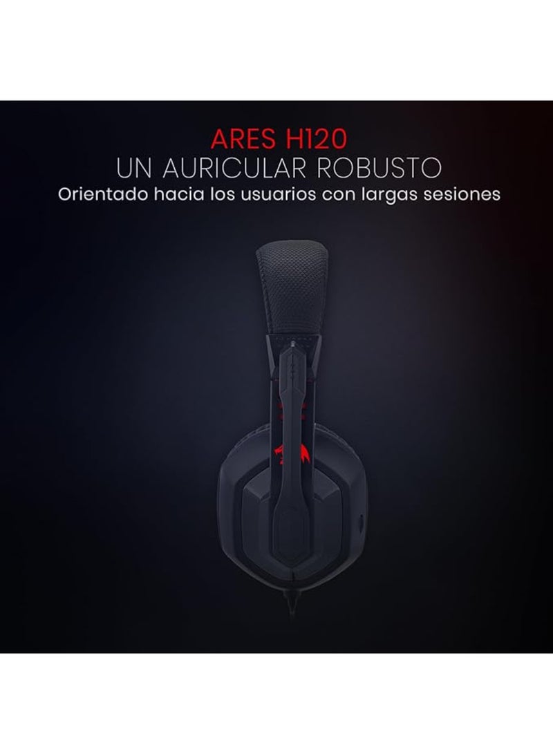 ريدراجون سماعة الألعاب السلكية Redragon Ares H120 - Image 4
