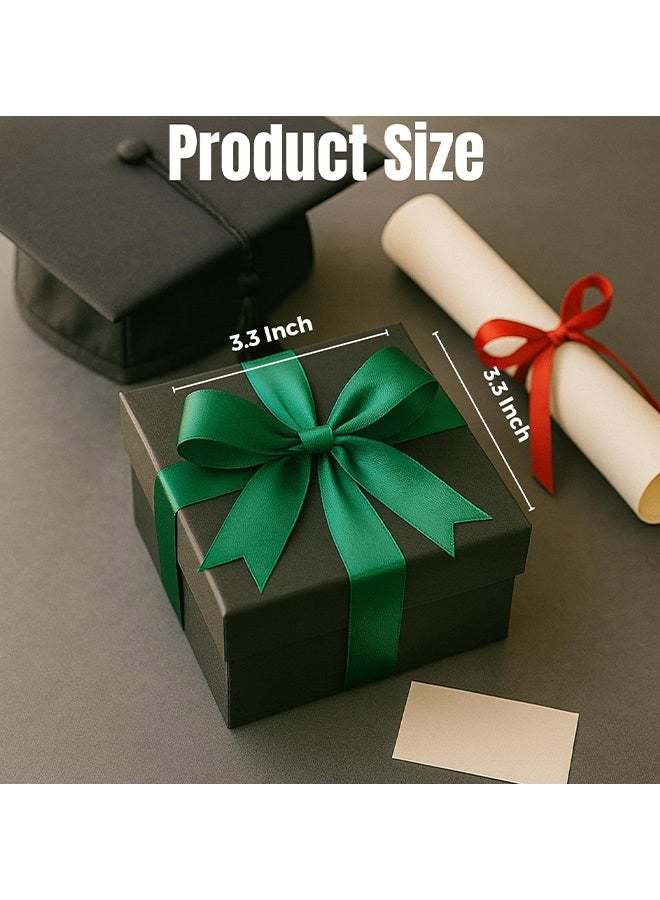 50 قطعة من أشرطة تغليف الهدايا الخضراء 3.3 بوصة أشرطة أنيقة لتغليف الهدايا زينة الحفلات زينة الزفاف هدايا أعياد الميلاد هدايا الأعياد الحرف اليدوية DIY حفلات استقبال المولود الجديد الذكرى السنوية أكياس هدايا عيد الميلاد - Image 2