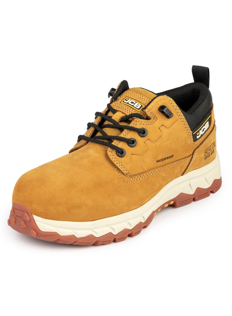 جيه سي بي حذاء أمان بطول 3 إنش – مقدمة من السبائك، مقاوم للماء، مقاوم للثقب، مضاد للكهرباء الساكنة، مقاوم للزيوت والانزلاق | JCB-003D – عسلي - Image 3