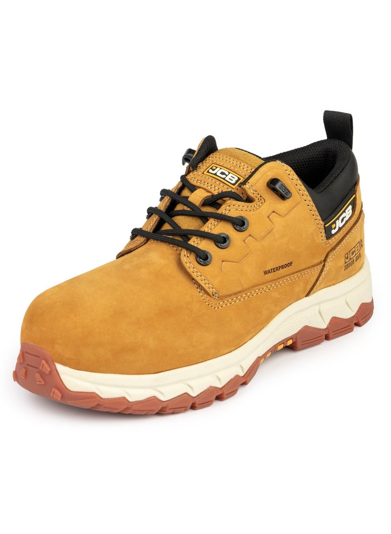 JCB 3-Inch Safety Shoe – Alloy Toe, Waterproof, Puncture Resistant, Anti-Static, Oil & Slip Resistant | JCB-003D – Honey - Image 1