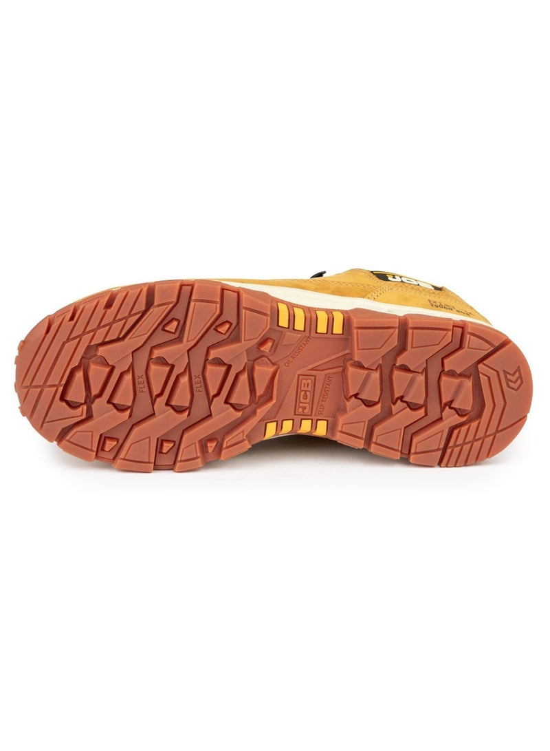 JCB Classic 3 Inch Safety Shoes – Alloy Toe, Waterproof, Puncture Resistant, Anti-Static, Oil & Slip Resistant | Certified Safety Shoe | JCB-003D – Honey - Image 5