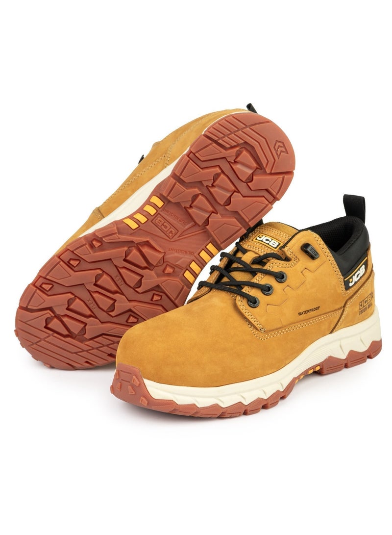 JCB Classic 3 Inch Safety Shoes – Alloy Toe, Waterproof, Puncture Resistant, Anti-Static, Oil & Slip Resistant | Certified Safety Shoe | JCB-003D – Honey - Image 4