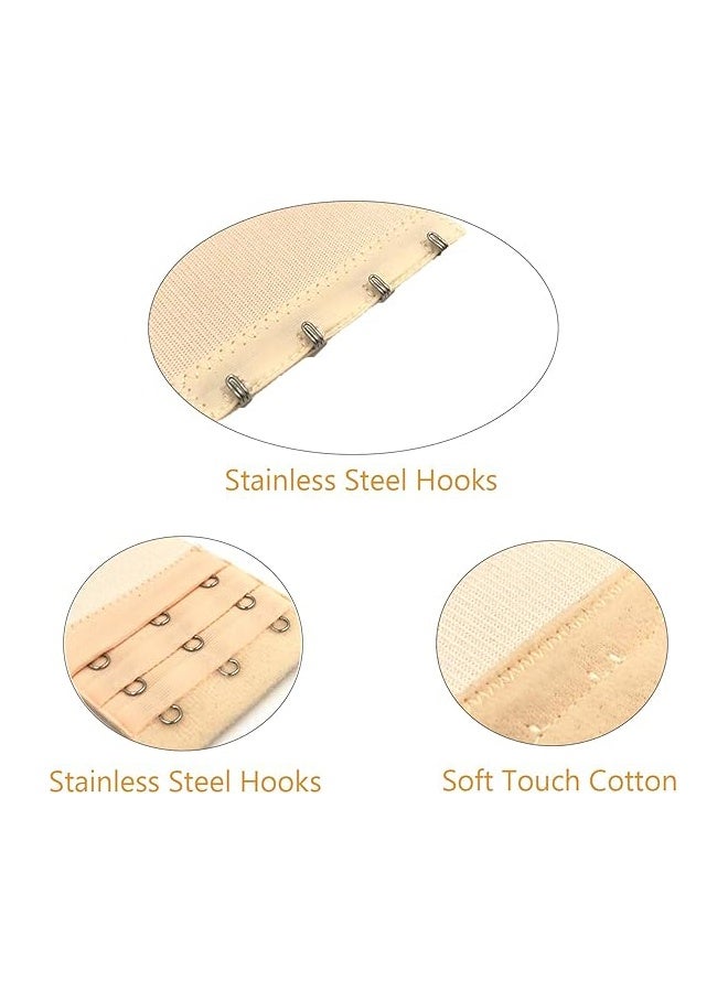 حزمة من 12 قطعة من أشرطة توسيع حمالة الصدر المرنة 2/3/4 خطاف قابلة للتعديل - Image 3