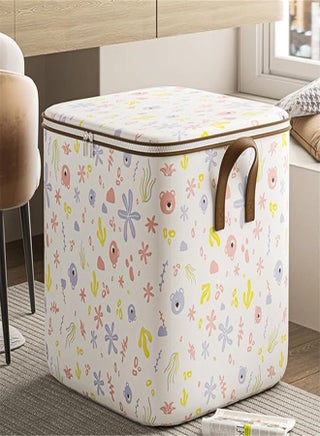 100L Large Storage Chest, Clothes Organizer Box Foldable Blanket Quilt Zipper Storage Bags with Handle, Moving Luggage Bags, Large Capacity Thick Fabric Storage Boxes for Toys, Clothing Storage Boxes - pzsku/Z01D62CDF9B95F80A382CZ/45/_/1717462614/f9789f47-cd5a-4e31-9659-49011209cfd8