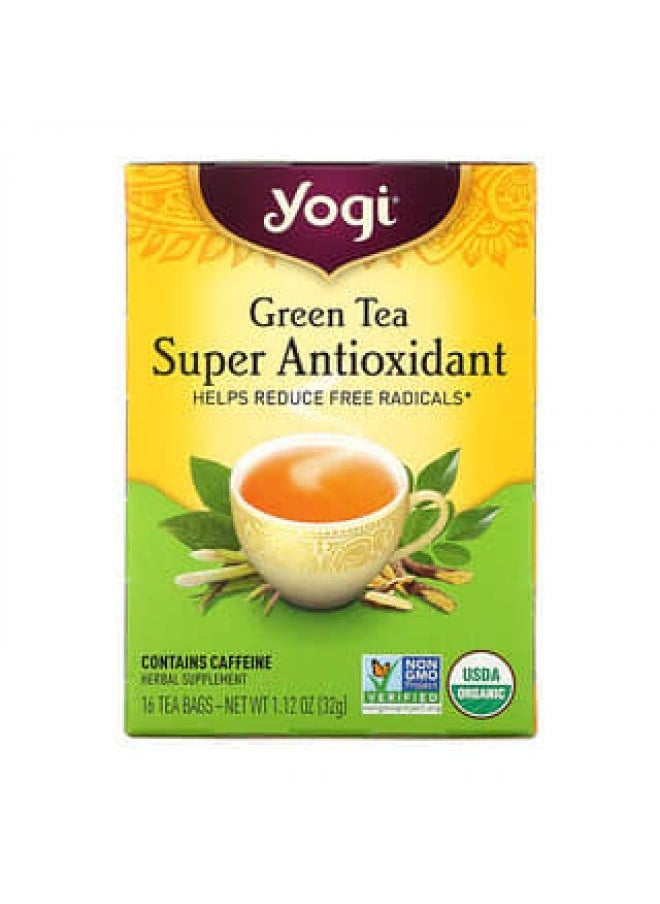 Yogi Tea Yogi Tea, Green Tea Super Antioxidant, 16 Tea Bags, 1.12 oz (32 g)  - Image 3