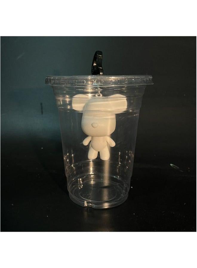 Fluid Bear Material Package Disposable Cup Tablecloth Handmade Diy Tool Kit Vinyl Toy Hand Painting Pen Wholesale-Color:Keychain Portable (complete Set Without Bear)  - Image 1