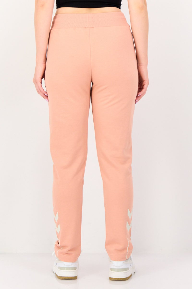 Hummel Women Sportswear Fit Training Sweatpants, Dusty Rose - Image 4