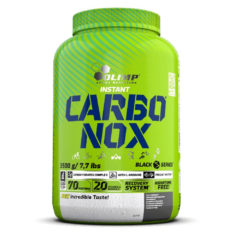 أولمب كاربوهيدرات NOX بودر 95% مع ل-أرجينين و12 فيتامين، تعزيز الطاقة السريع وتعزيز تدفق الدم، بنكهة التوت الأزرق، 3.5 كجم - Image 1