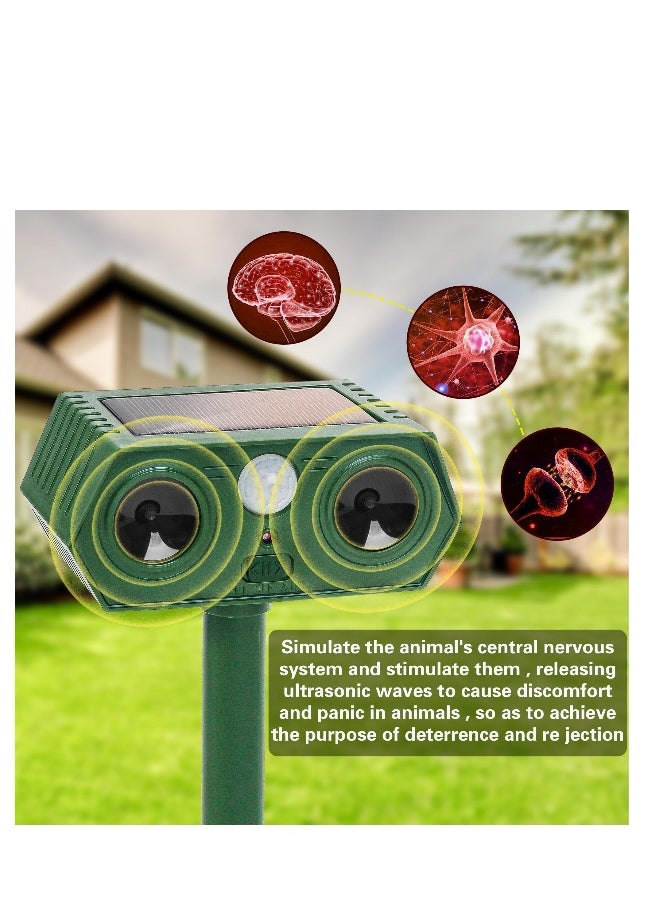 Generic - Solar Mouse Repellent, Outdoor Solar Animal Repeller, Mole Repellent, Snake Repellent, Gopher Repellent, Vole Repellent, Waterproof Pest Rat Repellent for Yard Garden Lawn Outdoor - Image 1