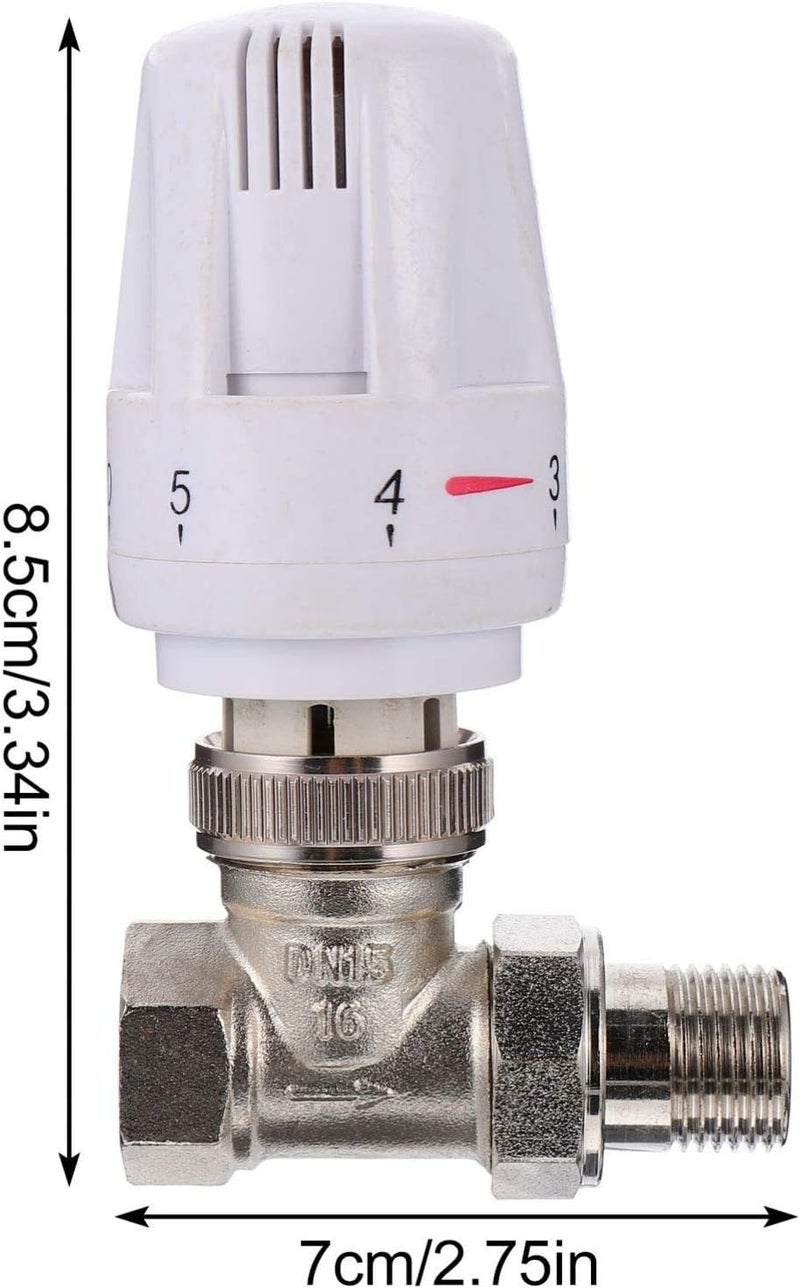klarako Steam Radiator Valve Thermostatic Radiator Valve Floor Heating Temperature Control Operator - Image 2