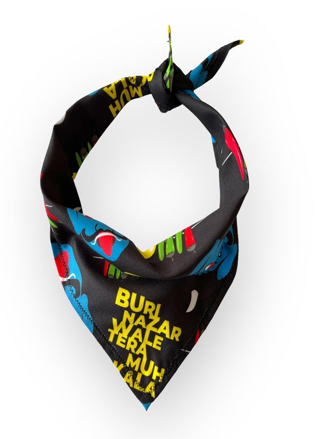 W Brings Buri Nazar Wale Gorgeous Dog Bandana | This Stunning Gorgeous Dog Bandana Scarf is Perfect for Your Dog’s Day Out. One Size Fits All. - Image 2