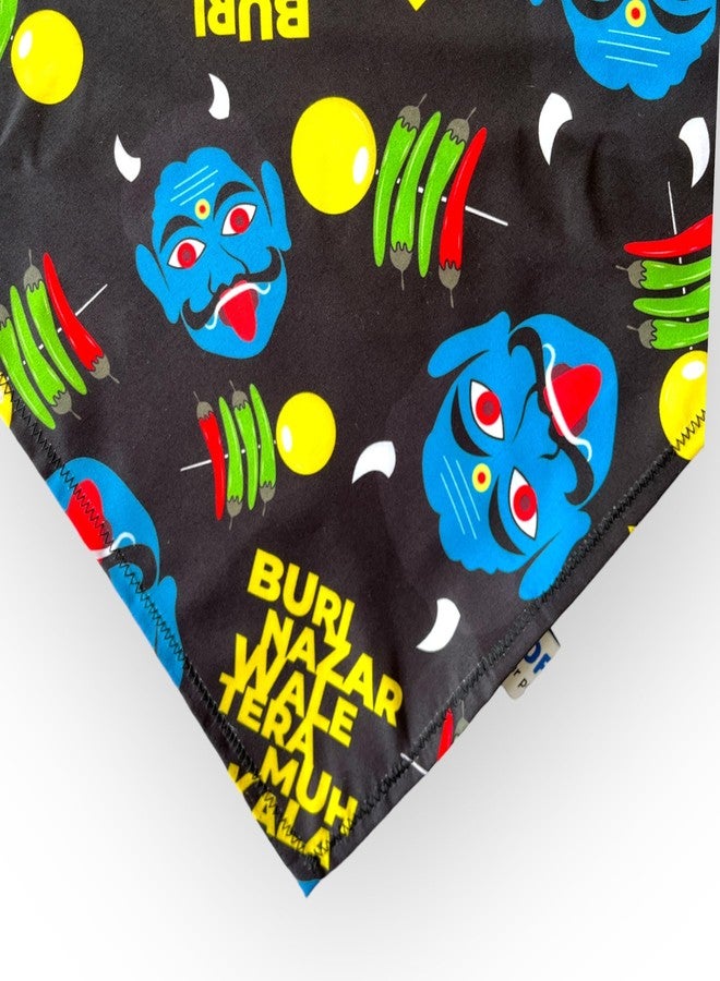W Brings Buri Nazar Wale Gorgeous Dog Bandana | This Stunning Gorgeous Dog Bandana Scarf is Perfect for Your Dog’s Day Out. One Size Fits All. - Image 4