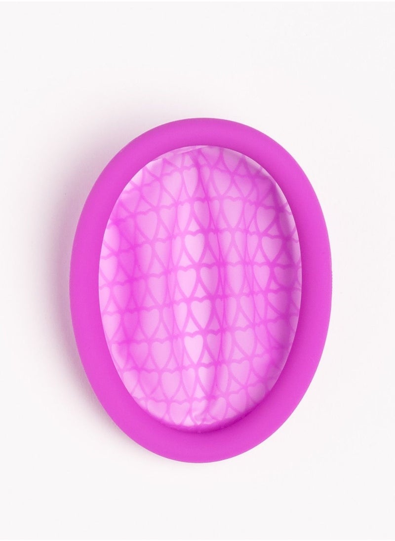 LEMME BE - Lemme Be Reusable Menstrual Disc For Women | Z Disc with a Soft Pouch | 100% Medical Grade Silicone | FDA Approved | Odour & Rash Free | 12 hours Protection | Holds upto 55 ml Blood - Image 1