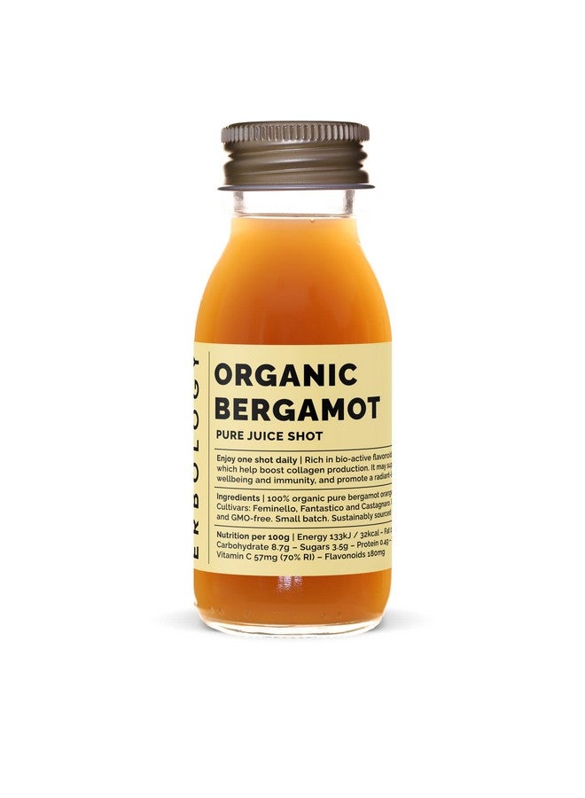 Erbology 100% Organic Bergamot Juice 12 Daily Shots (60ml) - Supports Immunity and Collagen Production - High in Vitamin C and Bio-active Flavonoids - Straight from Farm in Italy - Undiluted - No Added Sugar - Image 1