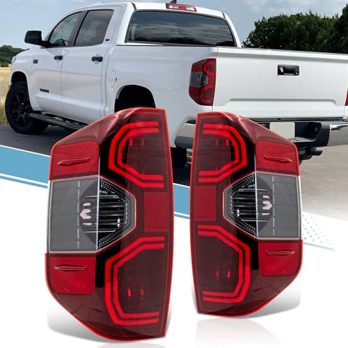 VPIMOZO LED Tail Light Assembly Compatible With 2014-2021 2014 2015 2016 2017 2018 2019 2020 2021 Toyota Tundra Rear Tail Light Housing without Bulb Replaces TO2801193 (Driver & Passenger Side) - Image 1