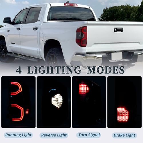 VPIMOZO LED Tail Light Assembly Compatible With 2014-2021 2014 2015 2016 2017 2018 2019 2020 2021 Toyota Tundra Rear Tail Light Housing without Bulb Replaces TO2801193 (Driver & Passenger Side) - Image 5
