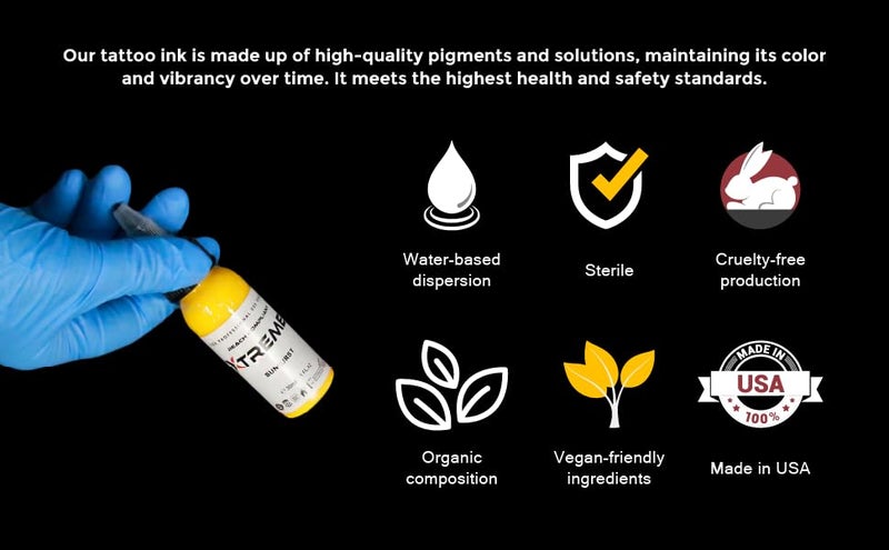SHIELD PLUS Xtreme Flesh Tone Tattoo Ink Professional Vegan Skin Tone Pigment for Realistic Shading Coloring Flesh Tone Medium - Image 2
