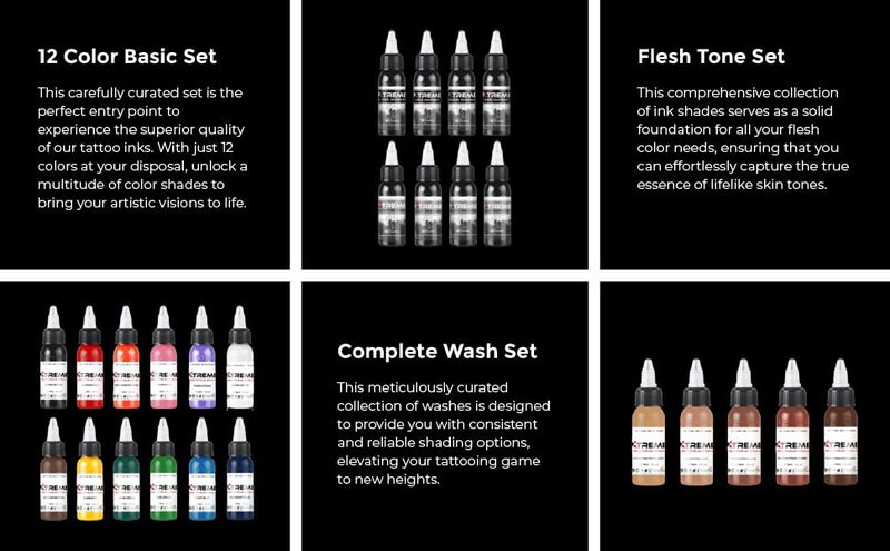 SHIELD PLUS Xtreme Flesh Tone Tattoo Ink Professional Vegan Skin Tone Pigment for Realistic Shading Coloring Flesh Tone Medium - Image 3
