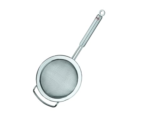 Rösle Stainless Steel Round Handle Kitchen Strainer, Fine Mesh, 9.5-inch, Silver - Image 2