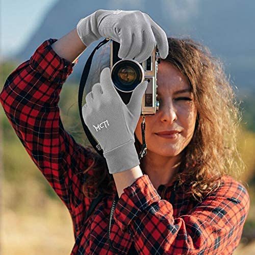 MCTi Glove Liner Touch Screen Lightweight for Winter Running Texting - Image 2