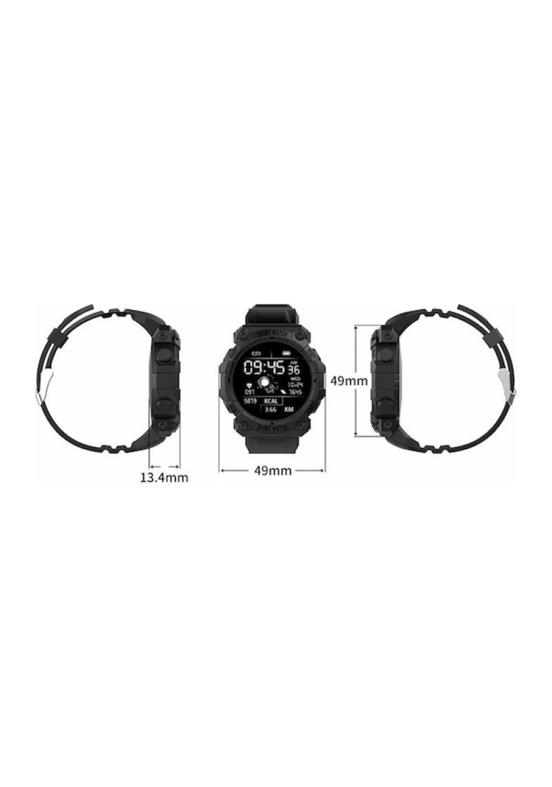 Smart Sports Bracelet: Black Color Screen - Heart Rate Blood Oxygen Monitoring Pedometer Smart Watch for Sports Enthusiasts - Image 2
