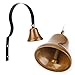 GOTOTOP Antique Doorbell,Shop Keepers Bell,Wall Mounted Metal Shopkeepers Doorbell Dog Training Bell Loud Clear Tone - Image 2