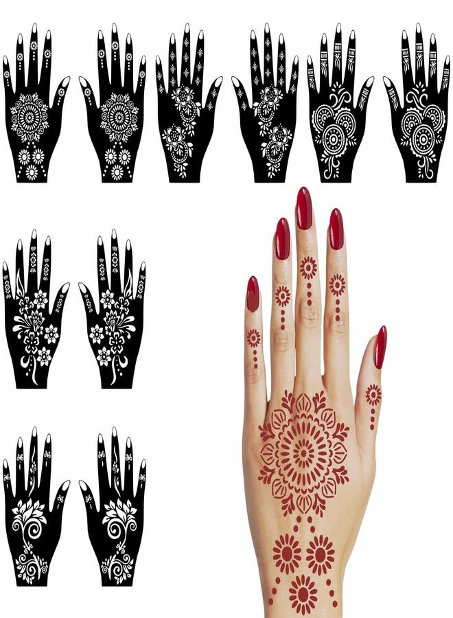 مجموعة ملصقات استنسل الحناء من كومستيك لرسومات يدوية ناعمة وفنية - Image 5