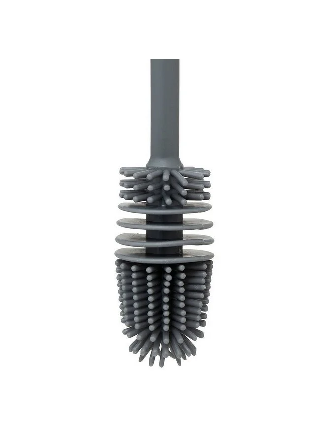 Five Simply Smart Durable Rubber Bottle Cleaning Brush Grey 33.5 x 3.5 x 3.5 cm 206780