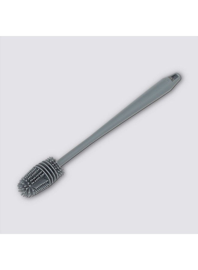 Five Simply Smart Durable Rubber Bottle Cleaning Brush Grey 33.5 x 3.5 x 3.5 cm 206780 - Image 1