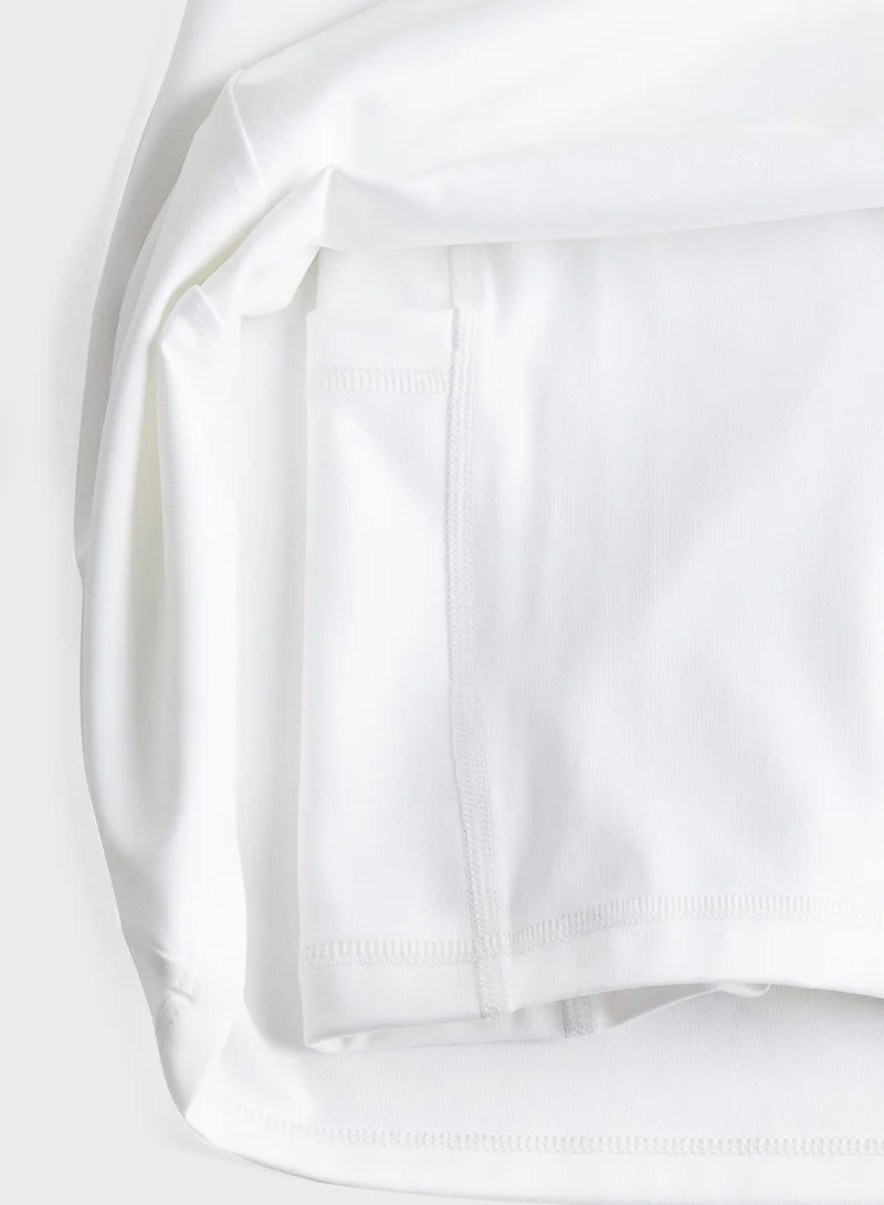 H&M White Mini Dress