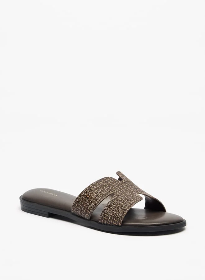 فلورا بيلا من شو إكسبرس Solid Slip-On Slide Sandals
