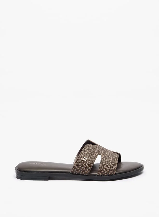 فلورا بيلا من شو إكسبرس Solid Slip-On Slide Sandals