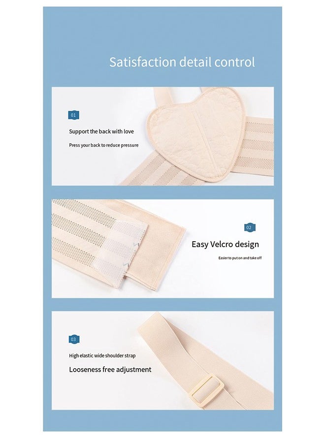 Maternity Belly Band Pregnancy Support Belt Breathable Abdominal Binder Back Support for Pregnant Women