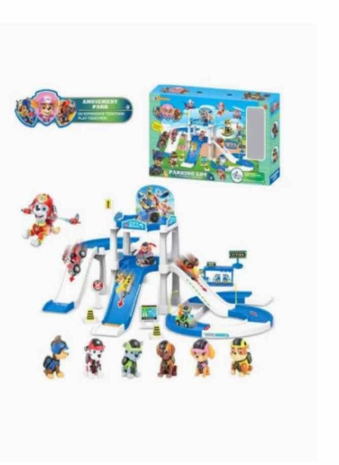 Generic - Kids Toy Paw Patrol Garage Parking Lot Set - Image 1