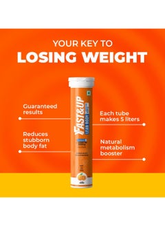 FAST&UP L-Carnitine Lean Body 2000 mg Carnipure TM L-Carnitine Sourced from Lonza Switzerland Pack of 60 Effervescent Tablets  - Image 2