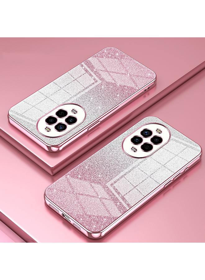 زبون جراب لهاتف Huawei Nova 13 Pro، جراب هاتف مطلي بالكهرباء بلون مسحوق لامع متدرج - Image 2