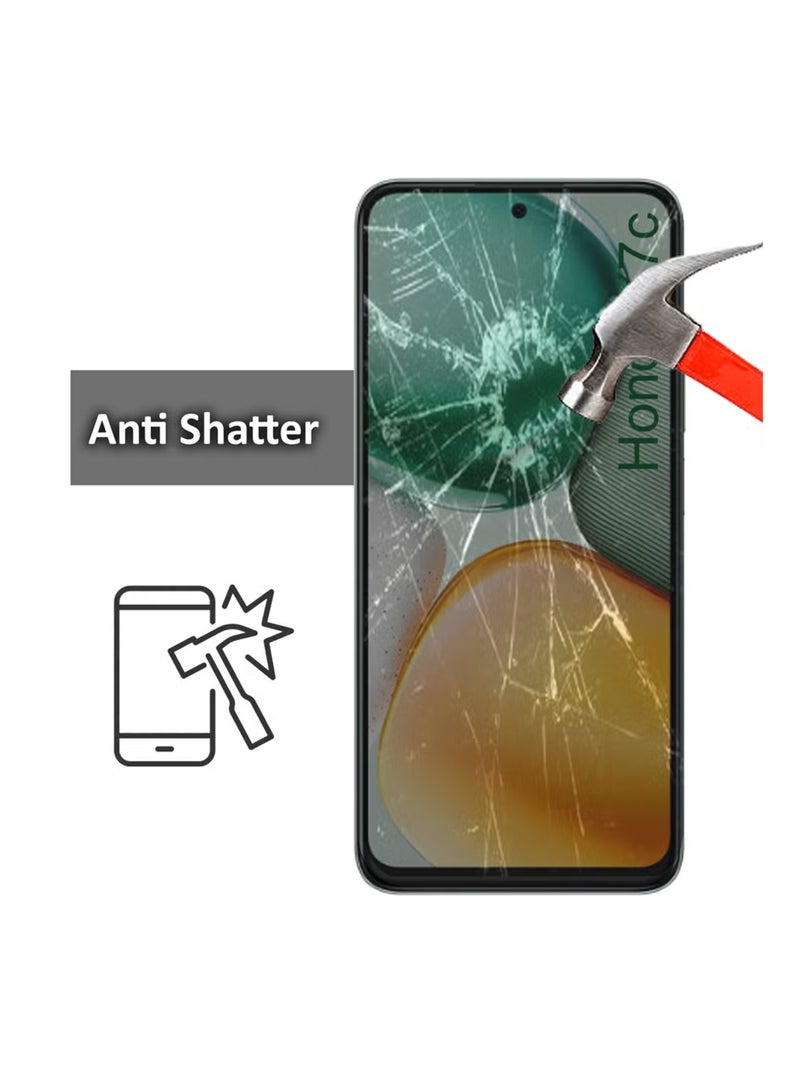 واي جي إس ستيكير حماية شاشة زجاج مقسى 2 قطعة لـ Honor X7c 4G - شفاف - Image 3