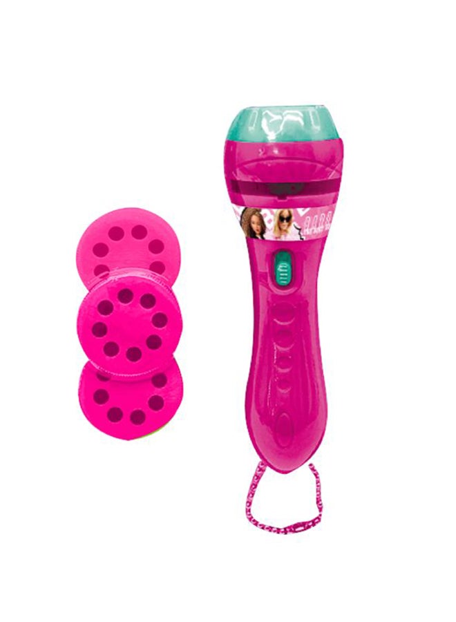 Barbie Kids Story Projector Torch – Night-Light & 12 Slide Reels, Bedtime Toy, 3+ - Image 2