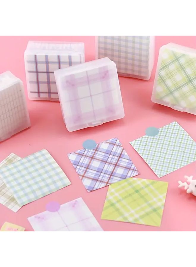 Green 200 Pcs Cute Animal Floral Stickers With Clear Storage Box For Planners - Image 3