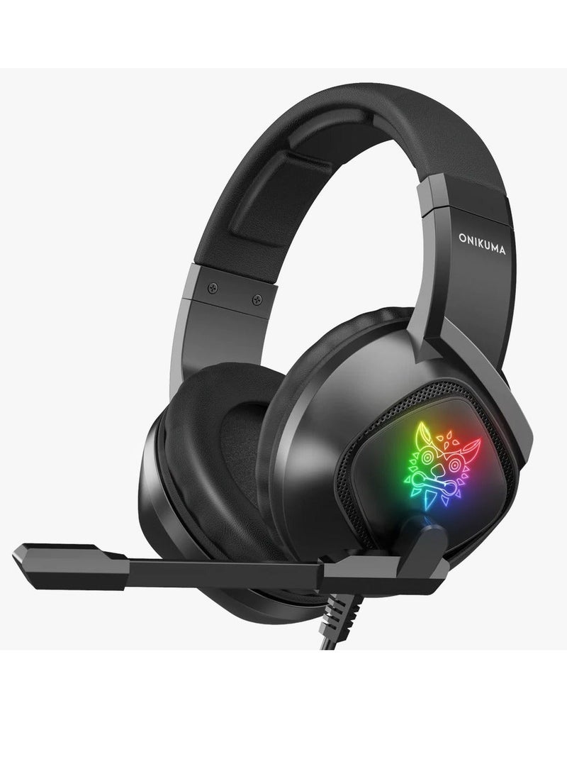 onikuma High-Quality Onikuma K19 Gaming Headset with 3.5mm Jack – Over Ear Design for Gamers - Image 2