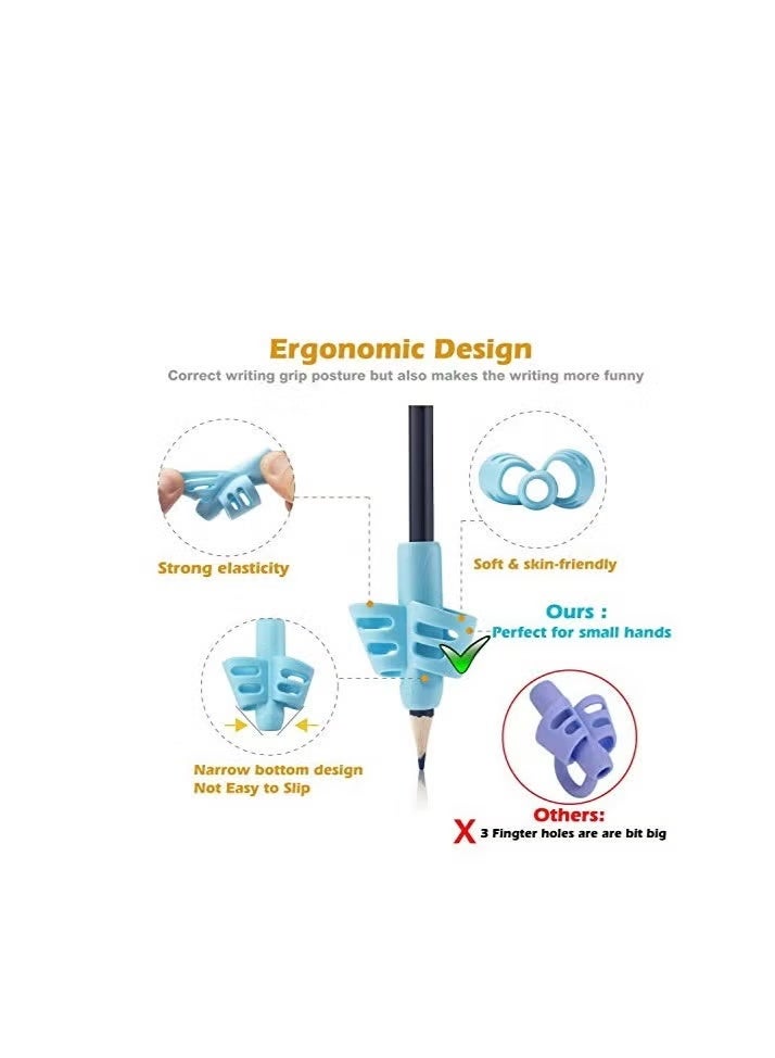 مجموعة من 10 مقابض أقلام رصاص للأطفال، أداة مريحة لتدريب الكتابة، مقبض جل تصحيح القلم للأطفال، الأطفال، مرحلة ما قبل المدرسة - Image 5
