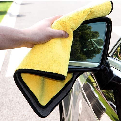 CarFrill Microfiber Cloth Double Layered Cloth 40x40 Cms 2 Piece Towel Set, Extra Thick Microfiber Cleaning Cloths Perfect for Bike, Auto, Cars Both Interior and Exterior., 800 GSM, (2 pcs) - Image 3