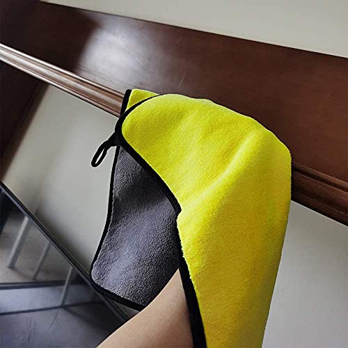 CarFrill Microfiber Cloth Double Layered Cloth 40x40 Cms 2 Piece Towel Set, Extra Thick Microfiber Cleaning Cloths Perfect for Bike, Auto, Cars Both Interior and Exterior., 800 GSM, (2 pcs) - Image 4