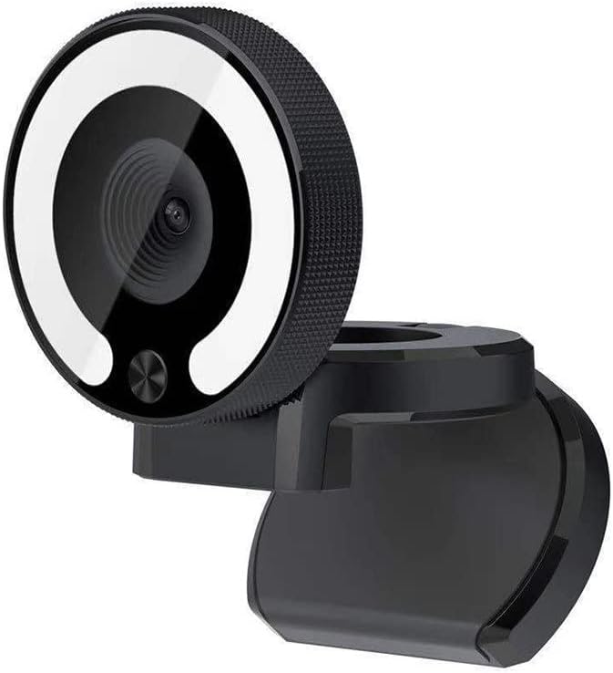 woobles Webcams Built in Ring Light Streaming Web Camera PC Fill Light HD 1080P - Image 1