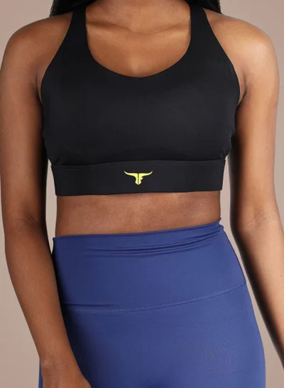 THUGFIT StrikeZone Spaghetti Sports Bra - Black