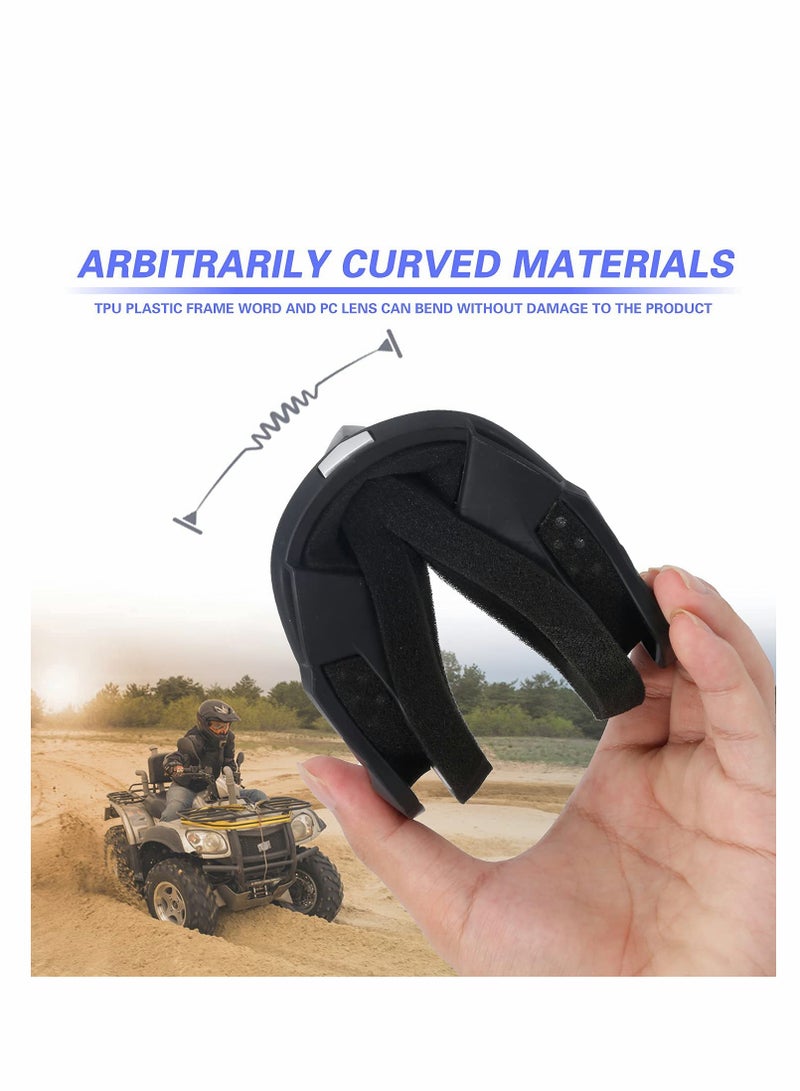 Youth ATV Motorcycle Goggles, 2 Pack - Windproof & Dustproof Racing Eyewear for Dirt Bikes - High-Quality Off-Road Goggles - Image 4