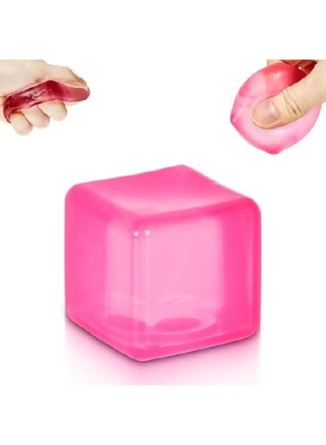 Flexible Sensory Squeeze Cube Fidget Toy for Stress Relief and Focus - Image 1