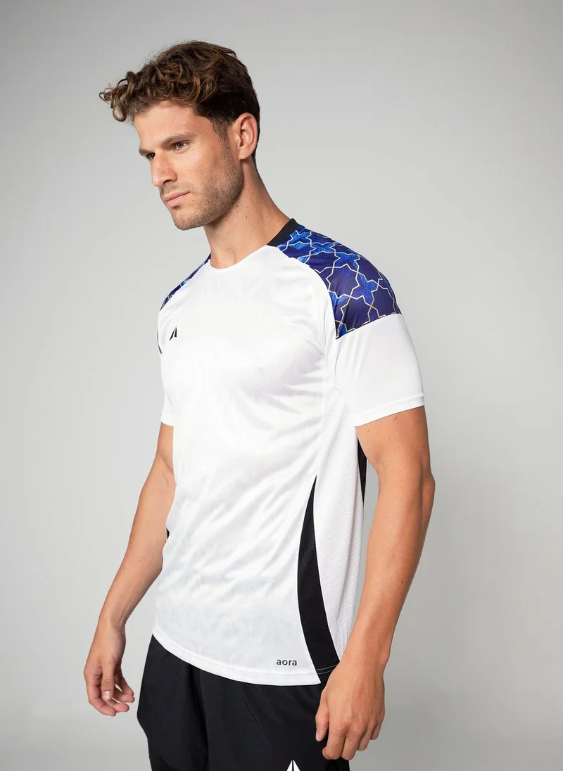 Aora  Aora Men's Football Jersey – Lightweight, Sweat-Wicking, Athletic Fit – White for Men | Best Price UAE